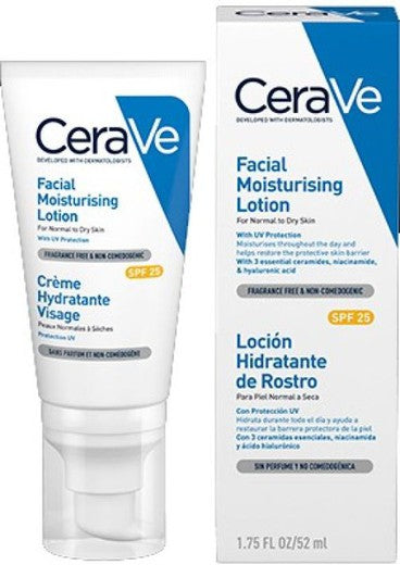 CERAVE-LOCION HIDRATANTE DE ROSTRO AM X 52ML