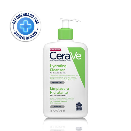 CERAVE LIMPIADORA HIDRATANTE PIELNORMAL-SECA X473ML