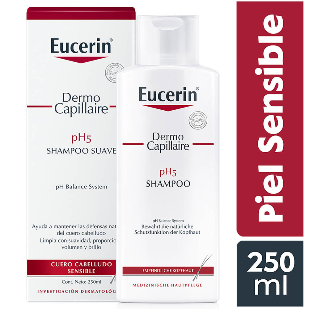 EUCERIN DERMOCAPILLAIRE PH5 SHAM/SUAVE SEMSIBLE 250ML