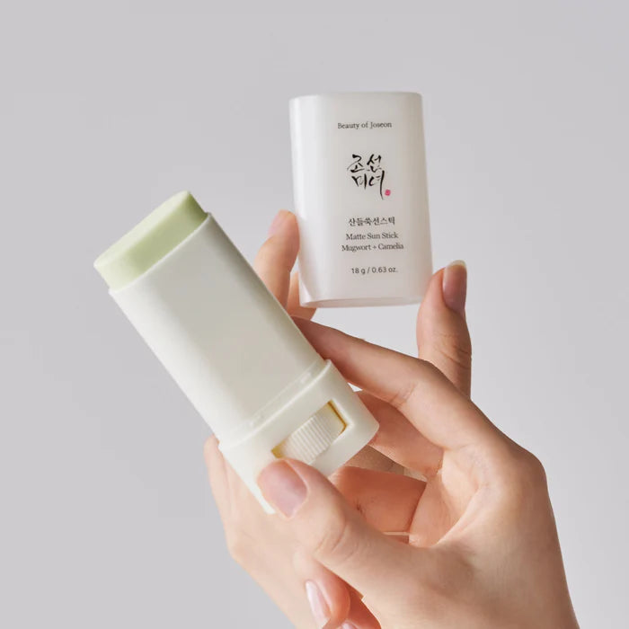 BEAUTY OF JOSEON MATTE SUN STICK: MUGWORT + CAMELIA SPF50 X 18GR